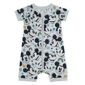Little Sleepies Mickey Forever Shorty 3/6 NWT